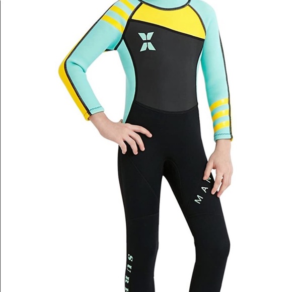 Kids 2.5mm Wetsuit One Piece UV Protection - Picture 4 of 9